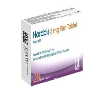 HARDCIS - 28 TABS (5MG/TABS)